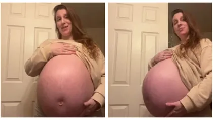 Tânără însărcinată în 37 de săptămâni, exasperată de întrebările urmăritorilor de pe Tik Tok: 