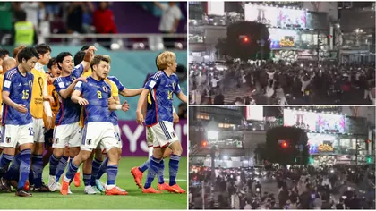 Japonezii sărbătoresc victoria împotriva Germaniei, dar doar pe trecerea de pietoni şi doar pe verde VIDEO VIRAL