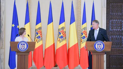 Klaus Iohannis, alături de Maia Sandu la Parlament: România trebuie să își asume politici publice care să asigure egalitatea între femei și bărbați