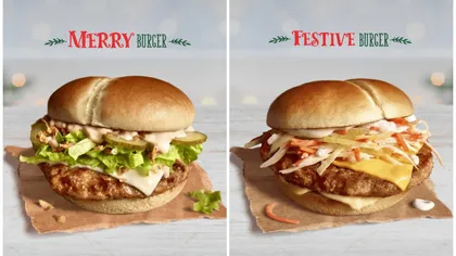 Mc Donald's a lansat burgerii de Crăciun în România! Cum arată şi cât costă 