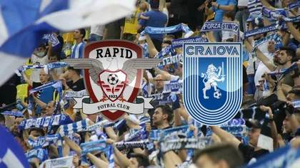 RAPID - CSU CRAIOVA: 2-2. Derby de Liga Campionilor în Liga 1