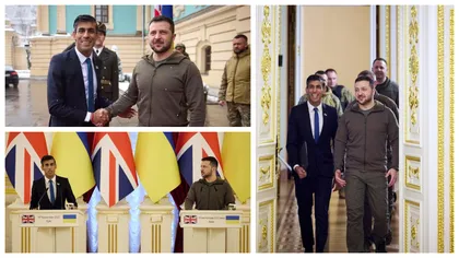 Noul premier al Marii Britanii a mers în vizită oficială la Kiev: ”Regatul Unit va continua să vă susţină până când Ucraina va câştiga pacea”