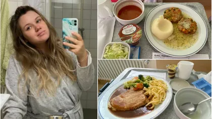 Cum arată masa unei gravide internate într-o maternitate din Germania! Mâncarea primită de o româncă