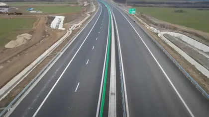 VIDEO: Încă 13 km din Autostrada Sibiu-Pitești au fost finalizați. Cum arată drumul de mare viteză
