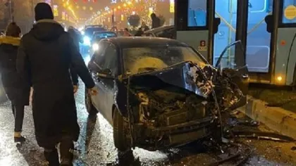 La un pas de o mare tragedie: o șoferiță beată a făcut prăpăd în Galați
