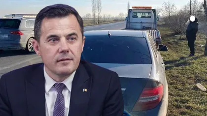 Fostul ministru Ion Ştefan, implicat într-un accident pe DN 2. Demnitarul a fost transportat la spital