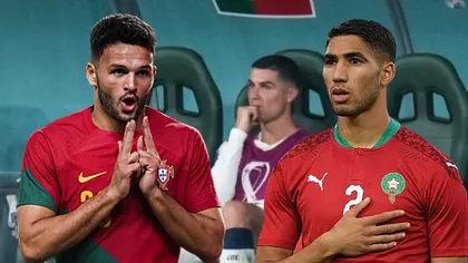 Spectacol total la Mondial! Spania, eliminată de Maroc. Portugalia a spulberat Elveția, cu Ronaldo pe bancă. Înlocuitorul lui CR7, omul meciului. Cum arată sferturile de la CM 2022