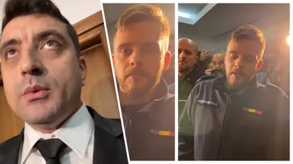 VIDEO George Simion, dat afară de jandarmi din Ministerul Energiei. Liderul AUR a deturnat cu scandal conferinţa de presă a ministrului Virgil Popescu. : 