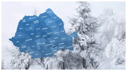 Valuri de aer arctic traversează România. Vortexul aduce ger năprasnic şi ninsori viscolite toată săptămâna