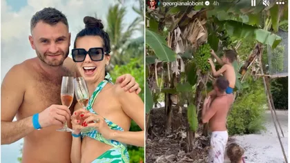 Georgiana Lobonț se distrează cu soțul în Maldive, deși acesta a anunțat că divorțează de ea