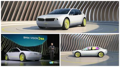 BMW prezintă o mașină inovatoare: vorbește precum un om și își poate schimba culoarea