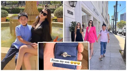 Monica Gabor a primit un inel de logodnă de la fiul lui Mr. Pink. Cum a reacționat vedeta când a văzut cadoul