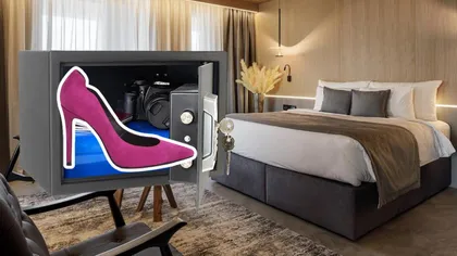 Motivul surprinzător pentru care ar trebui să pui un pantof în seiful hotelului. Trucul care ți-ar putea salva călătoria