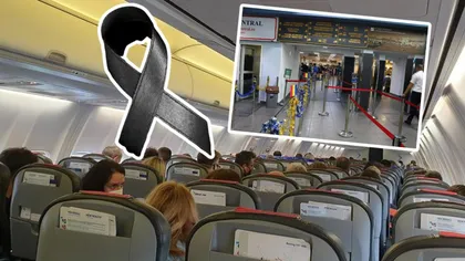 Pasager mort în avion din cauza unui infarct. Alertă pe aeroport