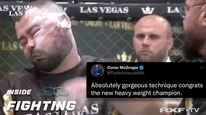 Reacţia FABULOASĂ a lui Conor McGregor la imaginile cu campionul român desfigurat la campionatul de dat palme: 