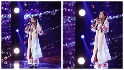 Ea este Daria Mușat, fata cu voce de privighetoare care a ridicat publicul în picioare la Românii au talent: ”La 10 ani să cânți Lie ciocârlie”
