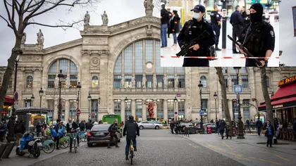 VIDEO: Teroare la Paris. Un bărbat a înjunghiat mai multe persoane, în Gara de Nord