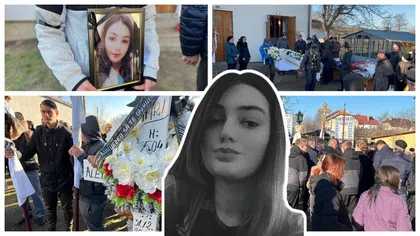 Lacrimi și durere în Botoșani! Maria, copila ucisă în timp ce se afla cu fratele la colindat, a fost condusă pe ultimul drum