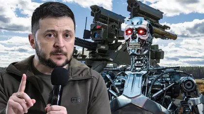 FOTO: Războiul Zelenski vs. Putin trece la următorul nivel: Ucraina și Rusia trimit roboții în luptă