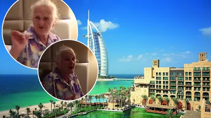 Bunicuță de 82 de ani, pentru prima dată în Dubai: 