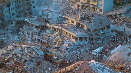 VIDEO şocant. Secunda în care a început cutremurul devastator din Turcia. Clădirile s-au prăbușit ca la un joc de domino