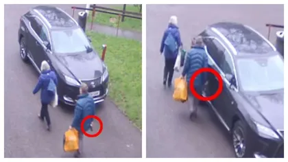 Un pensionar din Anglia a fost surprins când zgâria un Lexus de 60.000 de lire sterline, mașina aparținând vecinului său român