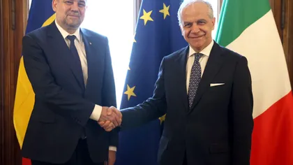 Marcel Ciolacu, vizită în Italia în vederea aderării la Schengen. Preşedintele PSD atacă Austria: 