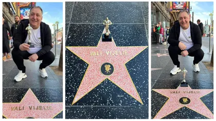 Câţi bani a dat Vali Vijelie pentru a avea o stea pe Hollywood Walk of Fame. Suma e ridicolă, orice român o poate plăti!