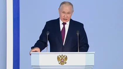 Vladimir Putin, primul discurs după un an de război în Ucraina. Amenințare la adresa SUA: „Conflictul va continua, Occidentul continuă să-l finanțeze