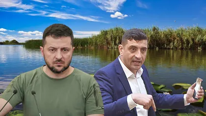 George Simion susține că intervenția lui Volodimir Zelenski în Deltă a distrus deja ecosistemul: „Nu se mai găsește pește!