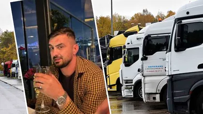 Andrei, un şofer român de TIR, şi-a pierdut viaţa pe A1. Lasă în urmă doi copilaşi orfani de tată