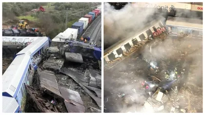 Momentul dramatic al ciocnirii celor două trenuri din Grecia. Bilanțul a ajuns la 46 de morți. Mărturiile terifiante ale supraviețuitorilor - VIDEO