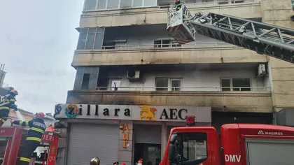Incendiu într-un bloc din Buzău. O persoană a murit carbonizată, iar alta a suferit arsuri la nivelul feței