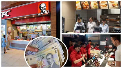 Ce salariu primește un casier la KFC în 2023. Care e condiția ca să primească un bonus de 50% din câștigurile lunare