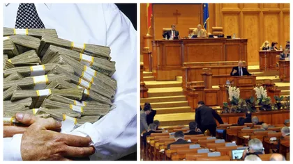 Proiectul legii pensiilor speciale, adoptat în Senat. Parlamentarii USR și AUR protestează pe hol: ”Tăiați pensiile speciale!”