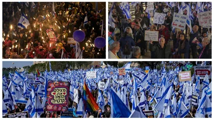 Protestele de amploare din Israel continuă. Zeci de mii de oameni au ieșit în stradă împotriva reformelor judiciare