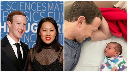 Mark Zuckerberg a devenit tată a treia oară. Primele imagini cu micuța Aurelia: 
