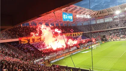 Jandarmeria a aplicat sancțiuni privind interzicerea accesului la competițiile sportive, după meciul CSA Steaua - Dinamo
