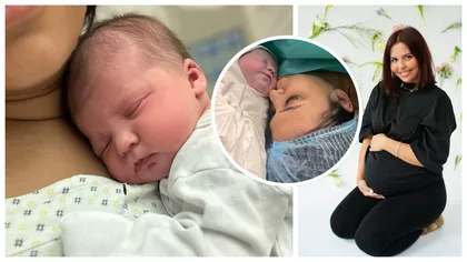 Andreea Popescu a născut. Fosta dansatoare a Deliei a trecut prin momente grele până să își țină bebelușul în brațe. ''Fugi la urgență''
