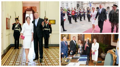 Carmen Iohannis a făcut furori în Argentina. Rar o vezi pe Prima Doamnă a României îmbrăcată astfel FOTO