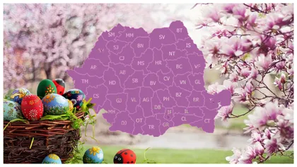Prognoza meteo aprilie 2023. Cum va fi vremea de Florii și de Paște în România