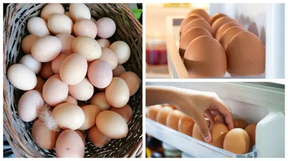 Cât timp rezistă ouăle de țară în frigider. Greșeala pe care majoritatea românilor o fac