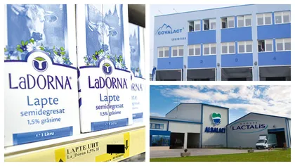 Reacția companiilor Albalact, Covalact și Dorna Lactate, amendate de Consiliul Concurenței cu 2,9 milioane de euro, după ce nu s-au conformat cerințelor inspecției inopinate