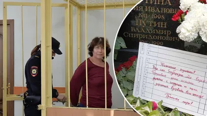 O pensionară din Rusia a lăsat un bilet pe mormântul părinților lui Putin: ”E un maniac, luați-l la voi”. Ce pedeapsă a primit femeia