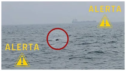 Alertă în Marea Neagră! O mină marină, observată la circa 20 de kilometri de Sulina