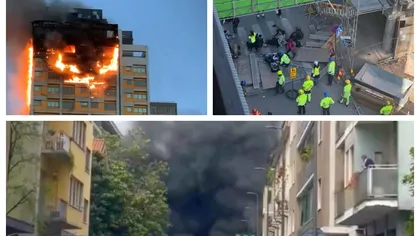 Bloc de locuințe cuprins de flăcări în SUA, explozie puternică la Milano şi pod prăbuşit în Finlanda
