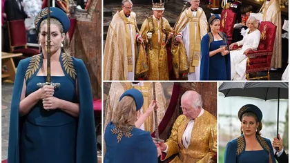 Cine este femeia în albastru care a purtat sabia de stat la încoronarea Regelui Charles al III-lea şi de ce a fost supranumită 
