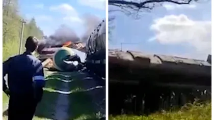 Ucraina a trecut la sabotaje! Un tren a deraiat în regiunea rusă Briansk din cauza unui ”dispozitiv exploziv”. Şapte vagoane au ieşit de pe șine