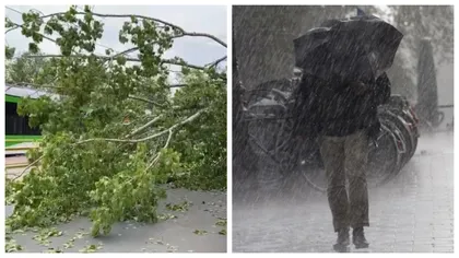 Ciclonul mediteranean afectează România. Alertă meteo COD PORTOCALIU și galben de furtuni puternice. ANM anunță fenomene severe în 14 județe