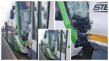 Accident grav în Capitală! Două tramvaie s-au ciocnit violent pe Șoseaua Giurgiului